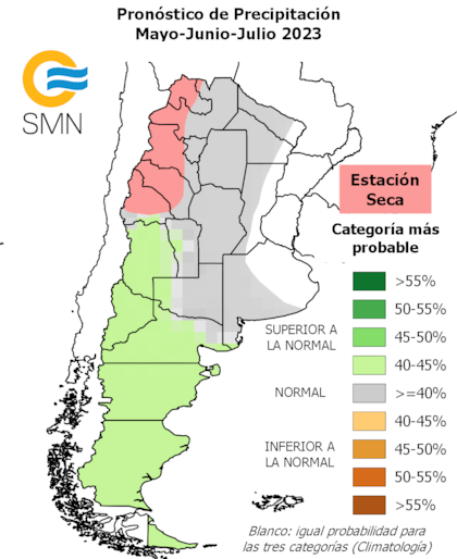 El pronóstico de precipitaciones