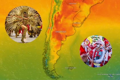 El pronóstico del clima para el fin de semana de Carnaval