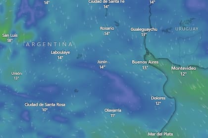 El pronóstico del tiempo de esta semana para el Área Metropolitana de Buenos Aires (AMBA)