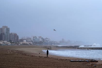 El pronóstico en Mar del Plata anticipan un día con tormentas con alerta amarilla en la ciudad costera