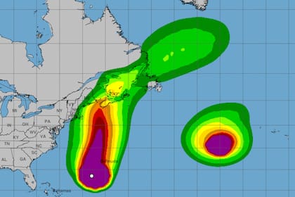 El pronóstico es que el huracán impacte la frontera de EE.UU. y Canadá durante el próximo fin de semana
