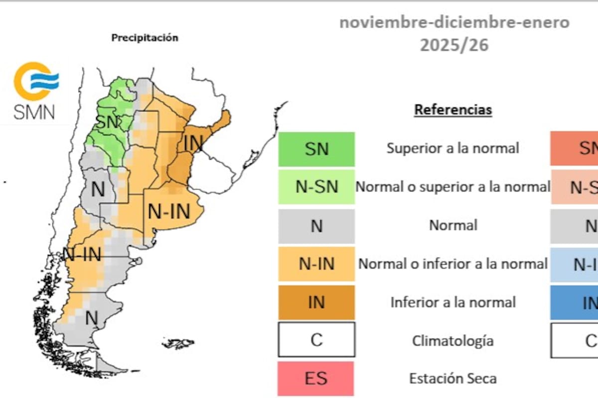 El pronóstico trimestral del Servicio Meteorológico Nacional plantea que hay mayor probabilida de altas temperaturas y baja precipitación en el AMBA