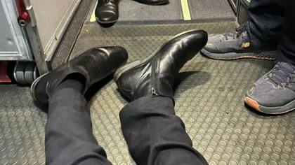 El propio Gardner tomó esta fotografía durante su periplo para llegar al baño