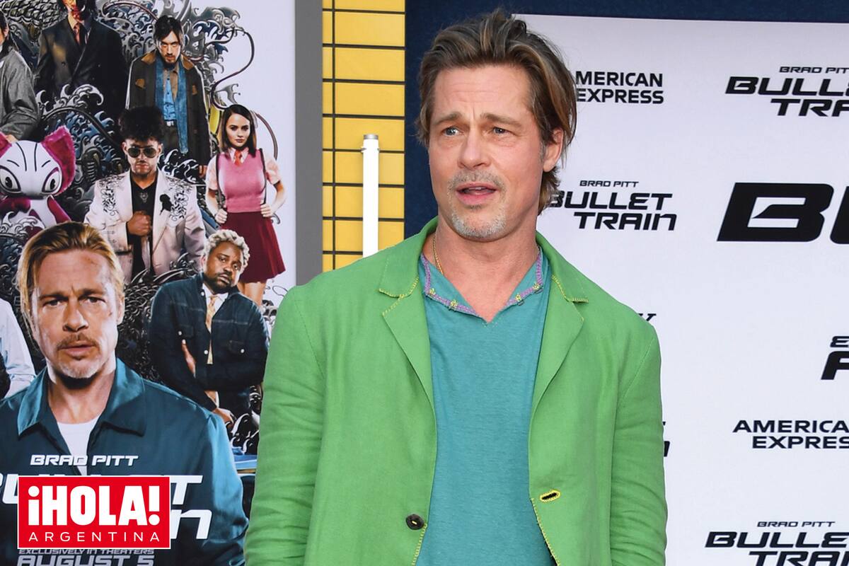 El protagonista de Bullet Train, en tonos de verde y con su sex appeal intacto, en Los Angeles.