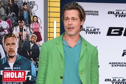 El protagonista de Bullet Train, en tonos de verde y con su sex appeal intacto, en Los Angeles.