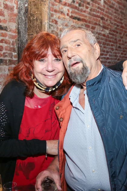 El protagonista de la noche con Ludovica Squirru.