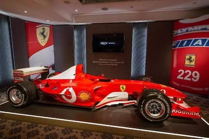 El próximo 14 de noviembre subastarán la última Ferrari que manejó Schumacher