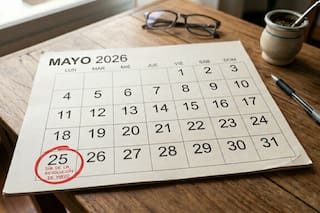 ¿Es feriado el lunes 25 de mayo?