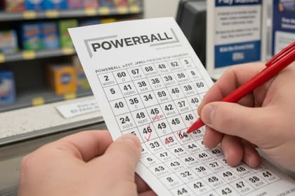 El próximo sorteo de Powerball será este miércoles a las 22.59 hs (ET), con un pozo de 1400 millones de dólares, el cuarto más grande en la historia de la lotería (Foto: Google Gemini)