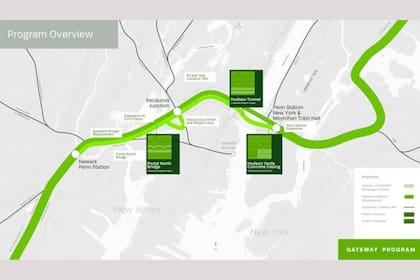 El proyecto busca ampliar la conexión ferroviaria entre Manhattan y Nueva Jersey