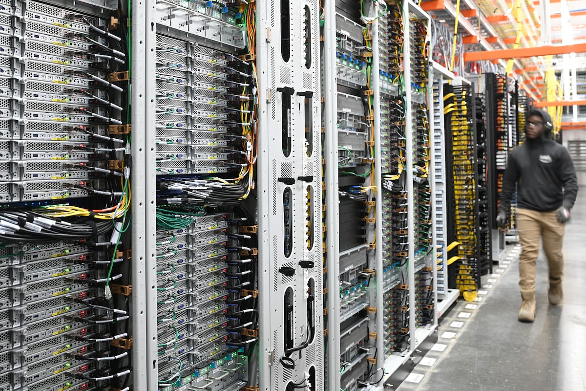 El proyecto busca crear 30 centros de datos en el complejo ubicado en Indiana. Hoy ya tiene construidos siete. Crédito: Amazon.