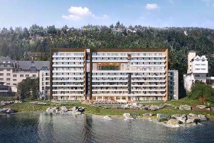 El proyecto Capitalinas Bariloche con vista al lago