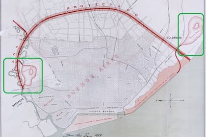 El proyecto contaba con dos reservorios de agua, la laguna norte y la laguna sur