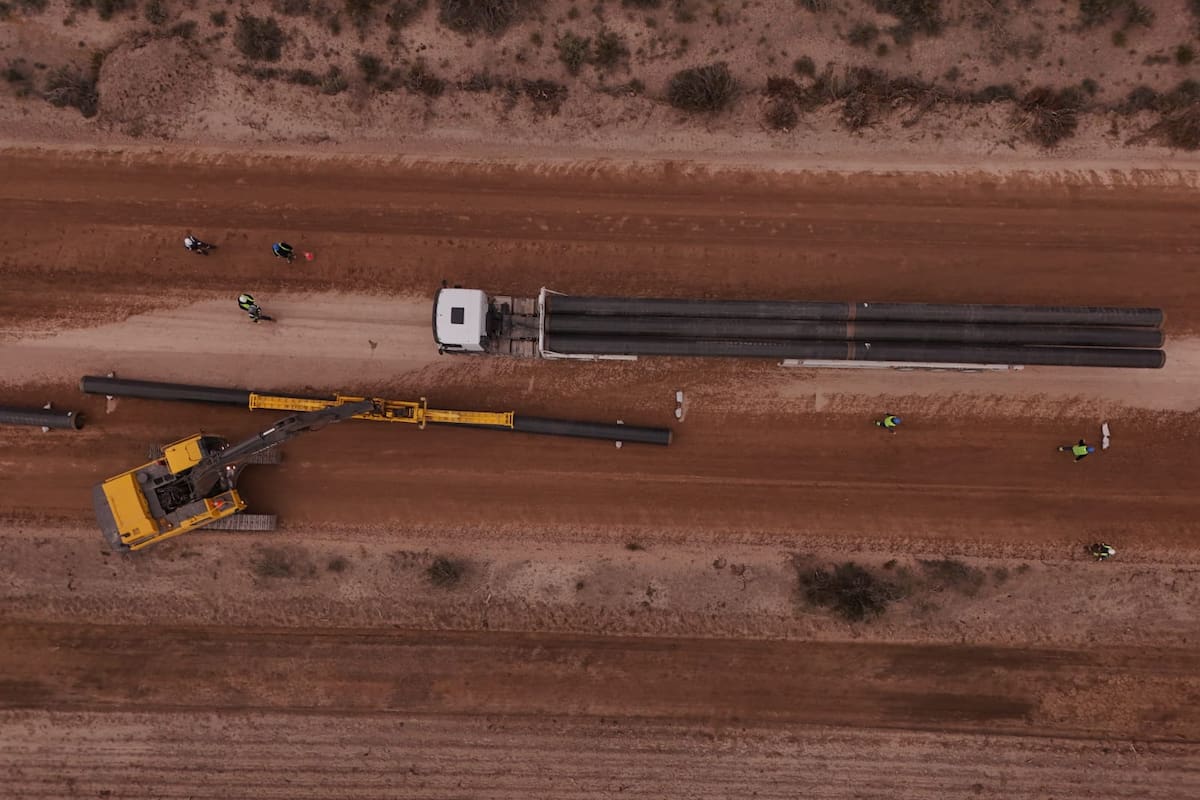 El proyecto contempla la construcción de un ducto de 437 kilómetros