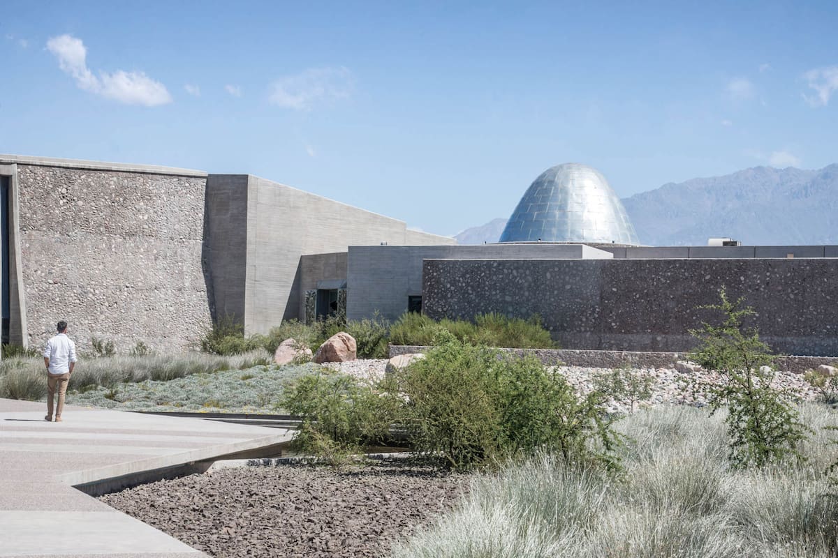 La finca Piedra Infinita, considerada una de las mejores del mundo, en el paraje Altamira, al sur de Mendoza