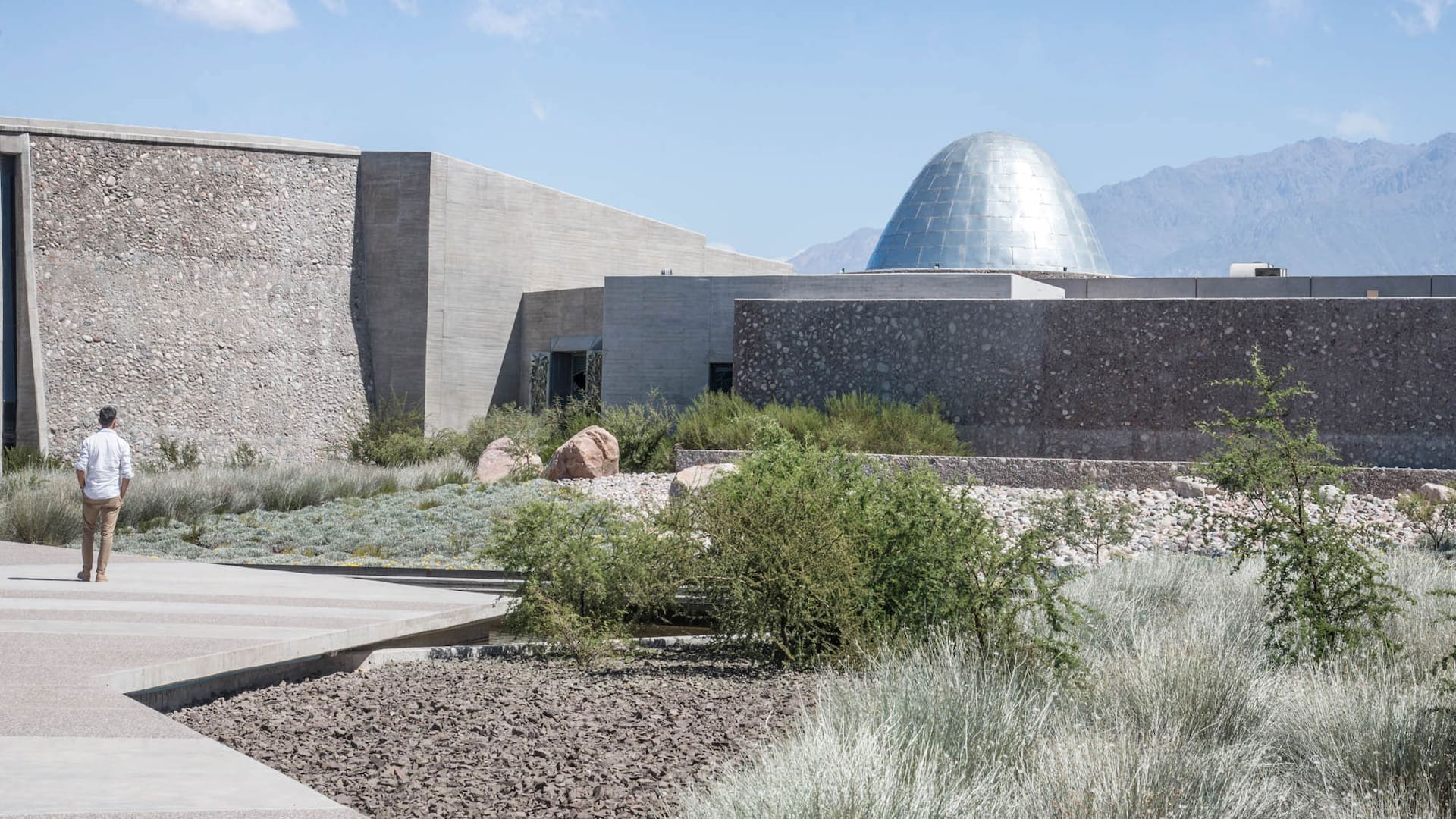 La finca Piedra Infinita, considerada una de las mejores del mundo, en el paraje Altamira, al sur de Mendoza