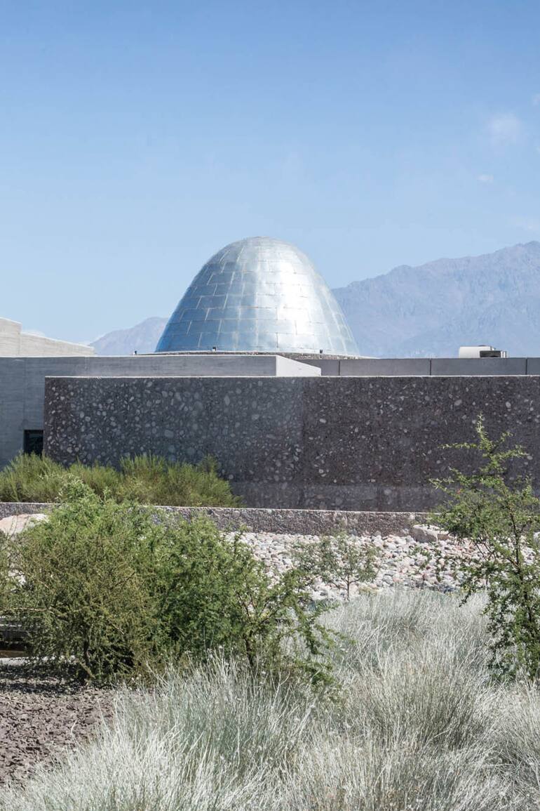 La finca Piedra Infinita, considerada una de las mejores del mundo, en el paraje Altamira, al sur de Mendoza