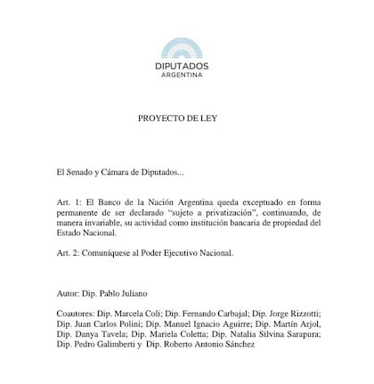 El proyecto de ley que presentaron legisladores de la UCR