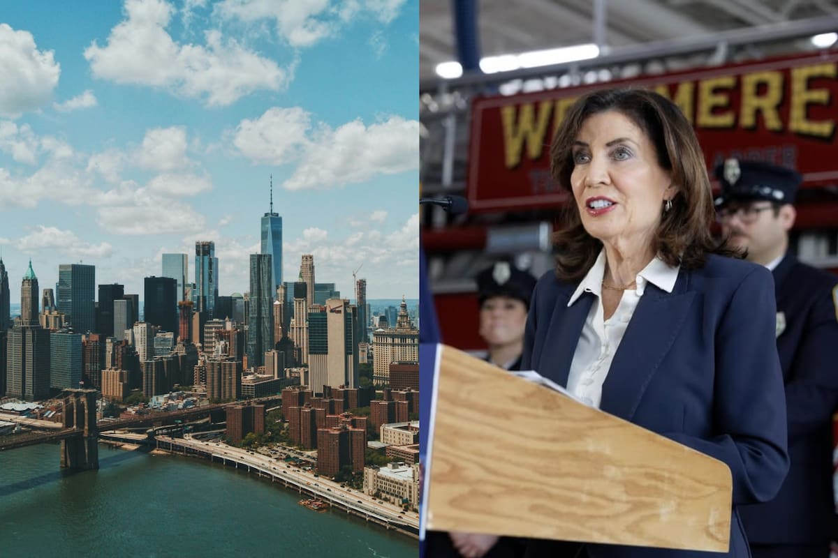 El proyecto millonario de Kathy Hochul en Nueva York para convertir un edificio de oficinas en departamentos asequibles