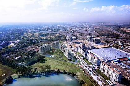 El proyecto Open Buenavista está conformado por cuatro edificios de ocho pisos ubicados en la primera entrada en la bajada de la calle Uruguay