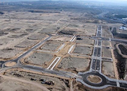 El proyecto ya está en marcha y así se ve en su totalidad el terreno