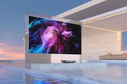 El proyector láser TriChroma LaserTV que presentó Hisense en la CES 2021