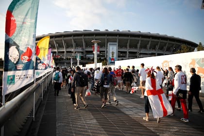 El público de Japón: el seleccionado local fue la gran sorpresa del Mundial