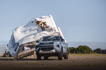 El público decidió a qué desafío se tenía que someter la camioneta