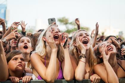 El público del festival fue predominantemente centennial