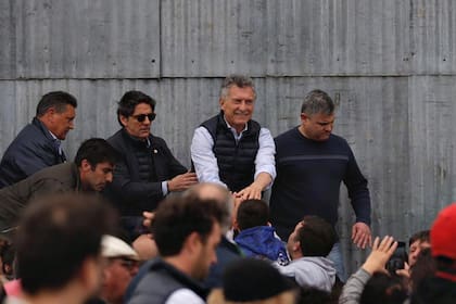 El público recibió a Mauricio Macri en Córdoba