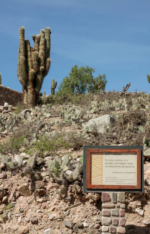El Pucará de Tilcara es un sitio arqueológico reconstruido con fines pedagógicos.