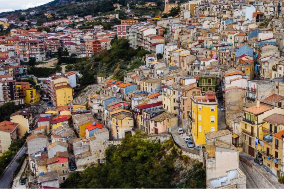 El pueblo de Cammarata, en Sicilia