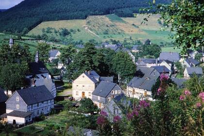 El pueblo de Oberkirchen también es famoso por sus juicios de brujas, incluido el de Christine Teipel, de 9 años.