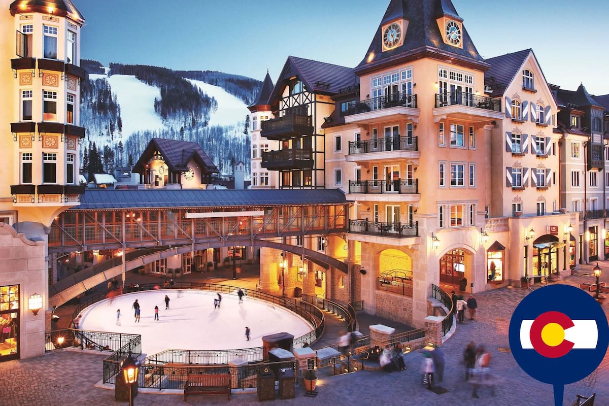 El pueblo de Vail ofrece un hospedaje lujoso en medio de las montañas de Colorado (Vail Resorts/Todd Winslow)
