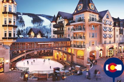 El pueblo de Vail ofrece un hospedaje lujoso en medio de las montañas de Colorado (Vail Resorts/Todd Winslow)