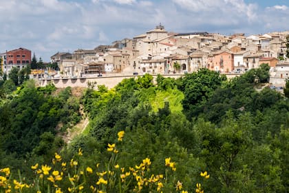 El pueblo Italiano Roseto Valfortore.