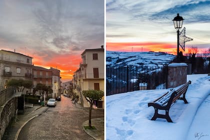 El pueblo Italiano Roseto Valfortore.