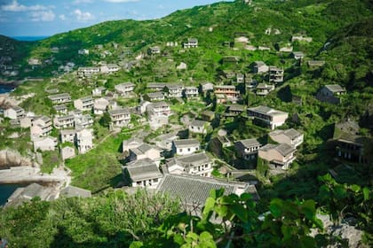 El pueblo pesquero chino de Houtouwan se construyó en los años 50.