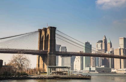 El puente de Brooklyn.