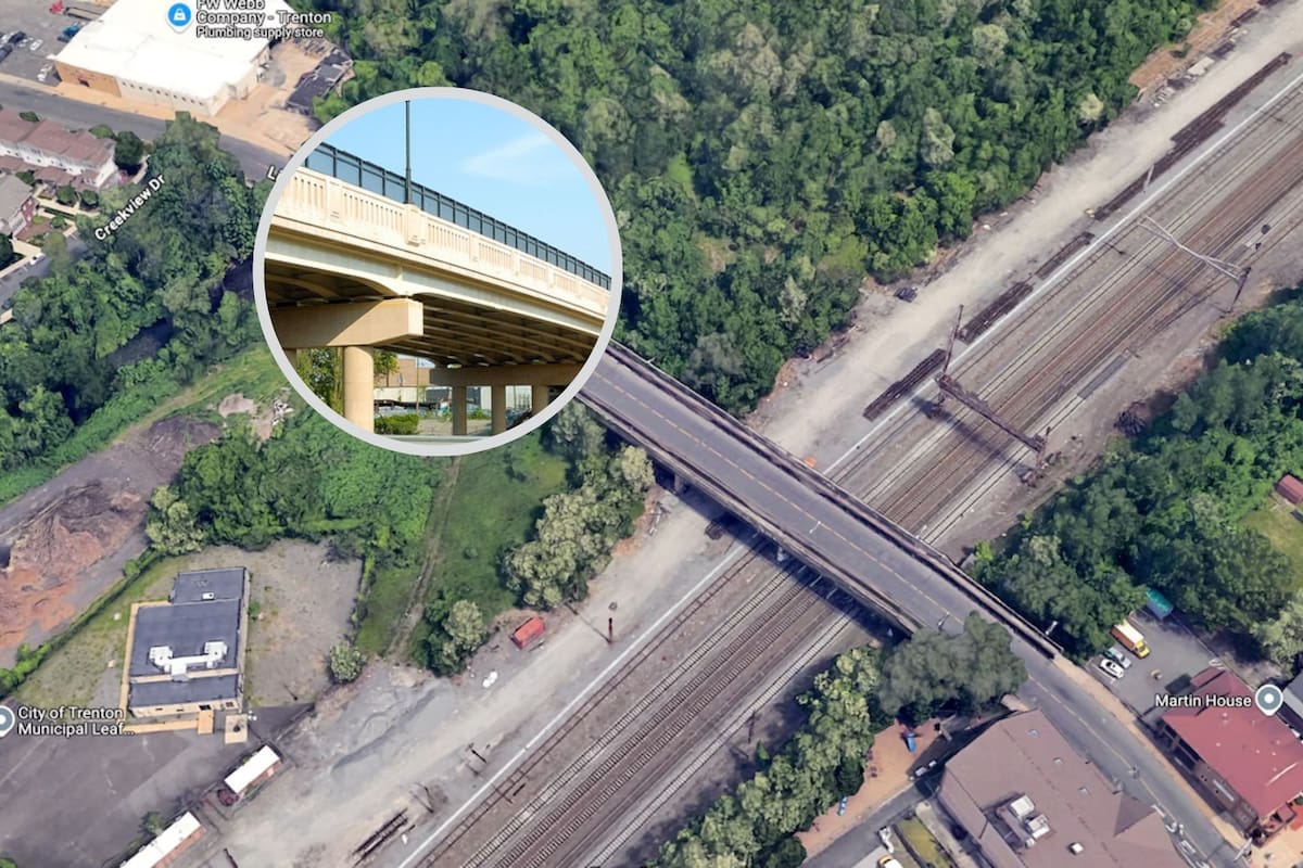 El puente de Lincoln Avenue en Trenton, Nueva Jersey será sustituido