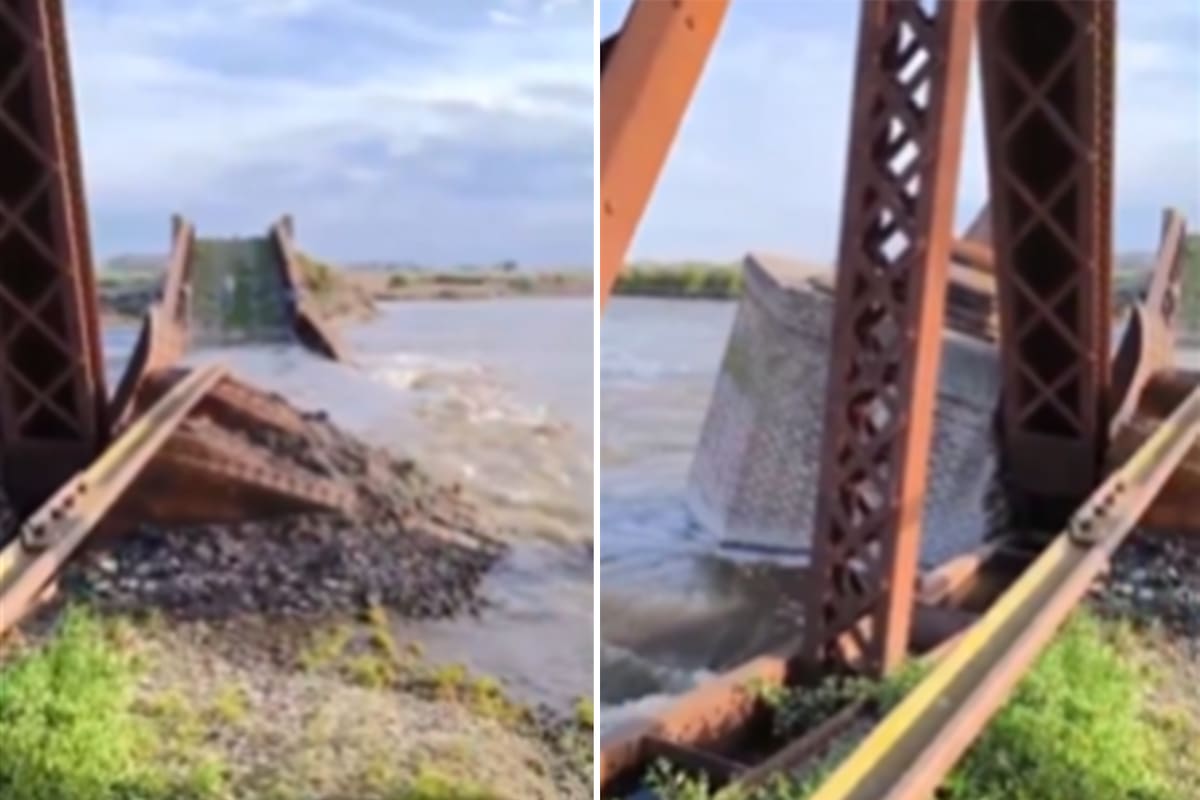 El puente estaba en desuso desde 1994