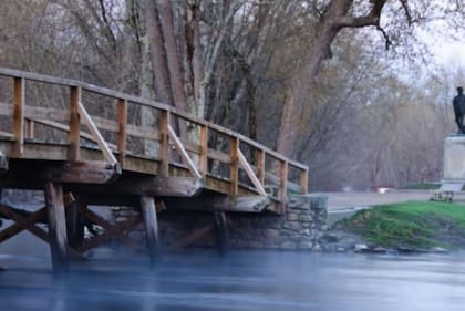 El Puente Norte forma parte del Parque Histórico Nacional Minute Man