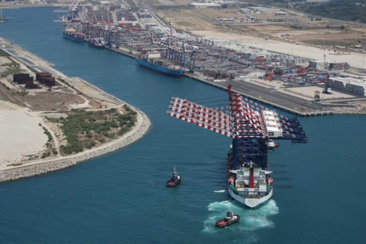 El puerto de Gioia Tauro en Calabria, una región de poderosa influencia de la mafia ''ndrangheta''