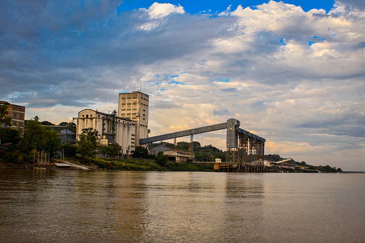 El puerto Diamante, en Entre Ríos