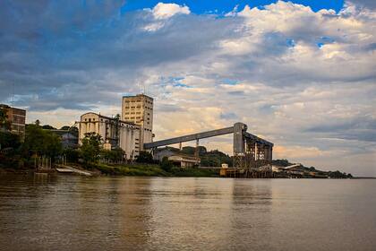 El puerto Diamante, en Entre Ríos