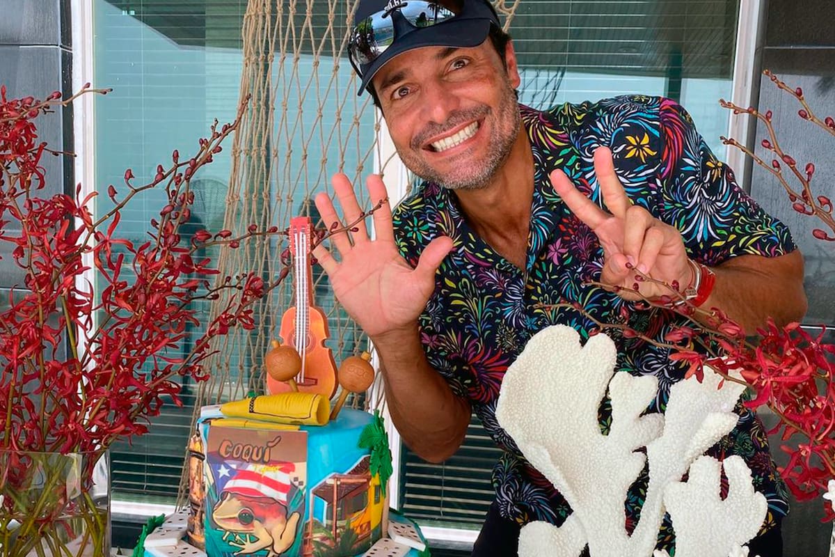 El puertorriqueño goza de sus 52 años con unos merecidos días de descanso en Estados Unidos