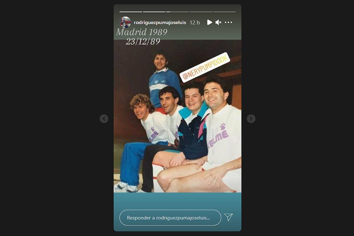 El "Puma" Rodríguez recordó su paso por la Selección con una foto retro