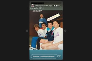 El "Puma" Rodríguez recordó su paso por la Selección con una foto retro