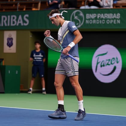 El puño crispado de Etcheverry en el ATP de Estocolmo