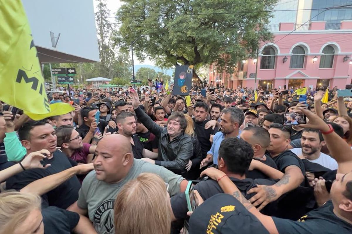 El punto de encuentro fue en las inmediaciones de la Plaza 25 de Mayo de la capital riojana